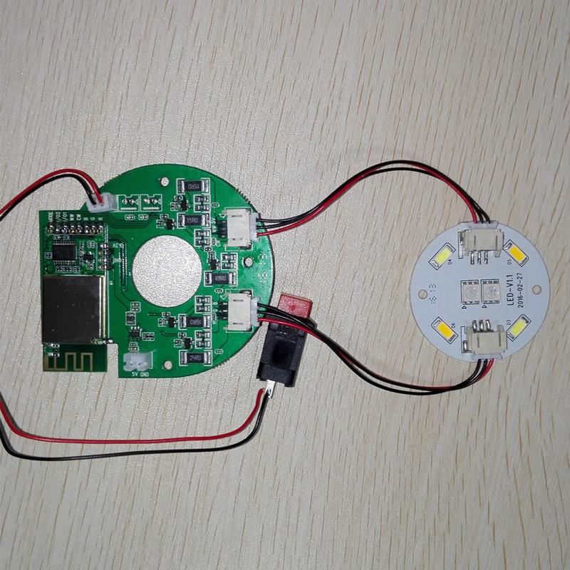 wifi远程控制开关led智能灯 手机调光调色调亮度  led灯wifi控制  led wifi模块  wifi智能led灯