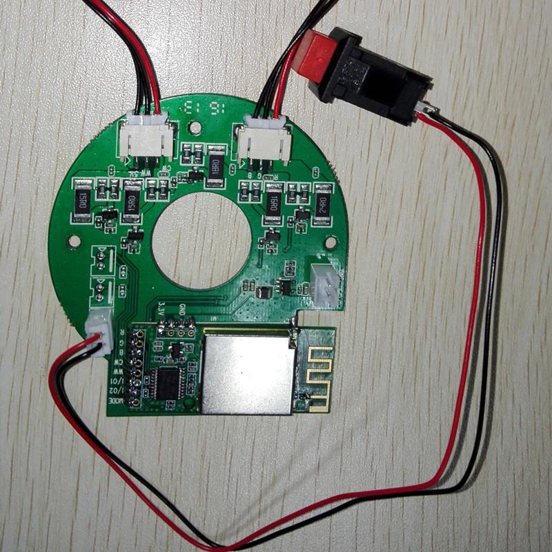 wifi远程控制开关led智能灯 手机调光调色调亮度  led灯wifi控制  led wifi模块  wifi智能led灯