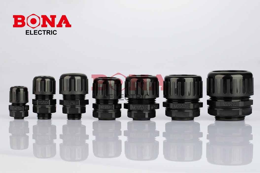 供应M18A电缆接头, M18尼龙电缆防水接头, 防水接头  波纹管接头  软管接头  深圳波纹管接头