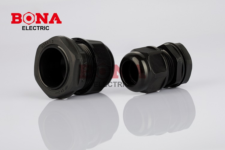 供应M18A电缆接头, M18尼龙电缆防水接头, 防水接头  波纹管接头  软管接头  深圳波纹管接头