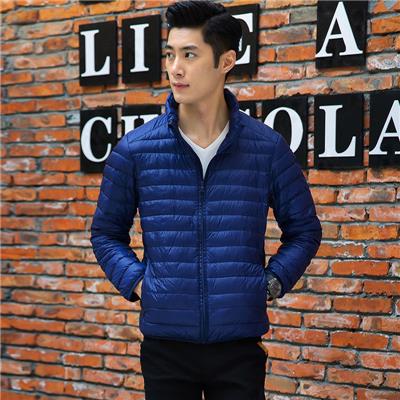 优衣库系列新款超轻薄短款时尚羽绒服男装高级轻型羽绒立领外厂价  羽绒服批发市场货源  轻薄款羽绒服  优衣库羽绒服