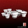 促销礼品陶瓷功夫茶具定制价格