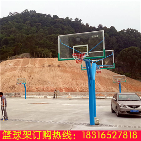 珠海加大加厚型篮球架移动蓝球架移动箱式篮球架  篮球柱