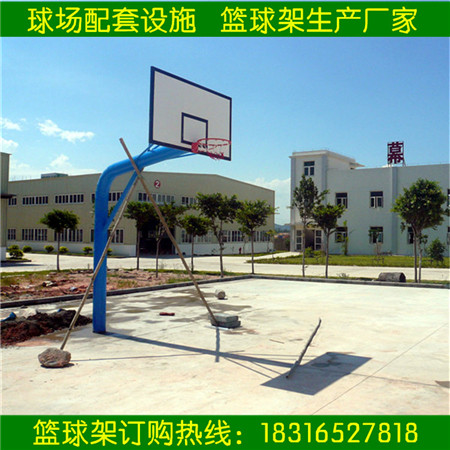 佛山全移动式篮球架钢化玻璃板篮球架篮球架一套多少钱  篮球柱  蓝球架