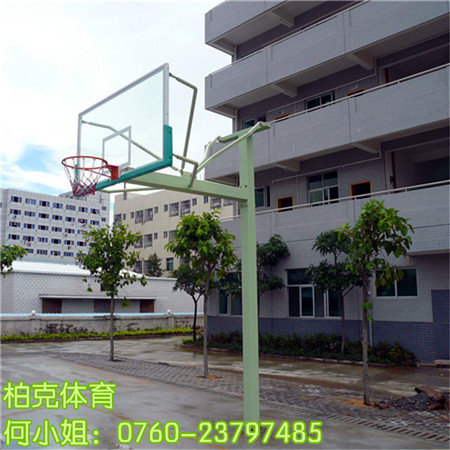 佛山全移动式篮球架钢化玻璃板篮球架篮球架一套多少钱  篮球柱  蓝球架