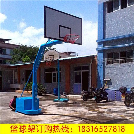 江门国际标准篮球架小区篮球架固定篮球架  篮球柱  蓝球架