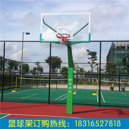 斗门移动篮球架双向篮球架平箱篮球架  篮球柱  蓝球架