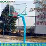 斗门篮球柱地埋式圆管篮球架220mm圆管篮球架