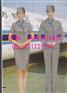 夏季空姐服套装，短袖外套+裙子，导医工作服，导诊服订做