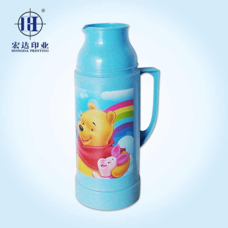 维尼儿童水壶热转印  热转印膜  热转印加工  热转印机器