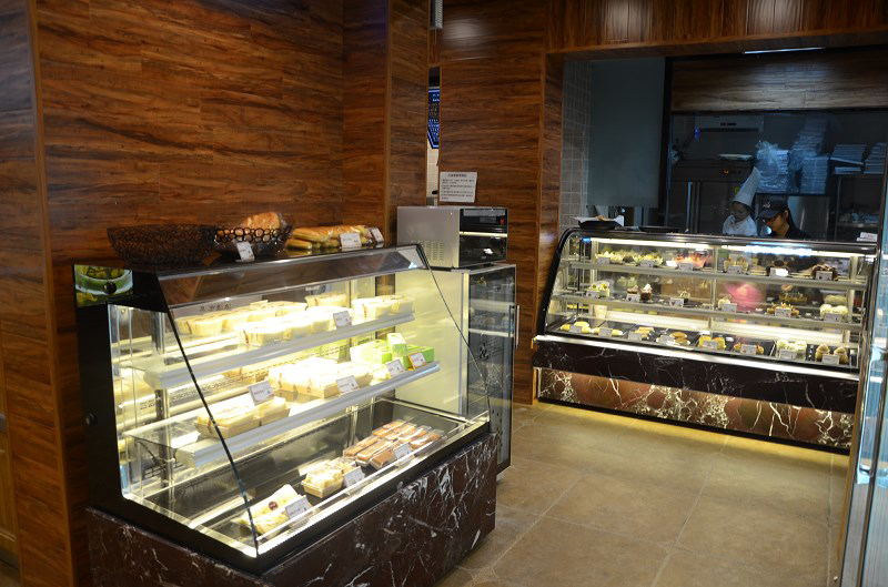 双弧形蛋糕柜后开门蛋糕柜寿司面包马卡龙保鲜柜奶油蛋糕保鲜展示  加工定制  全国联保15个月