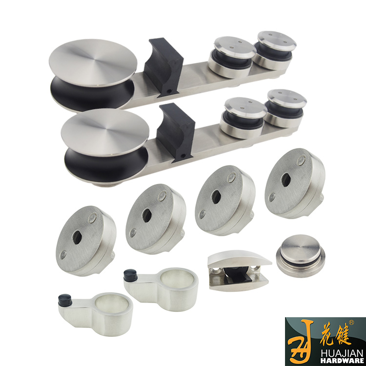 进口NSK轴承不锈钢小吊轮供应精品02A套装  不锈钢吊轮  玻璃吊轮  佛山花键