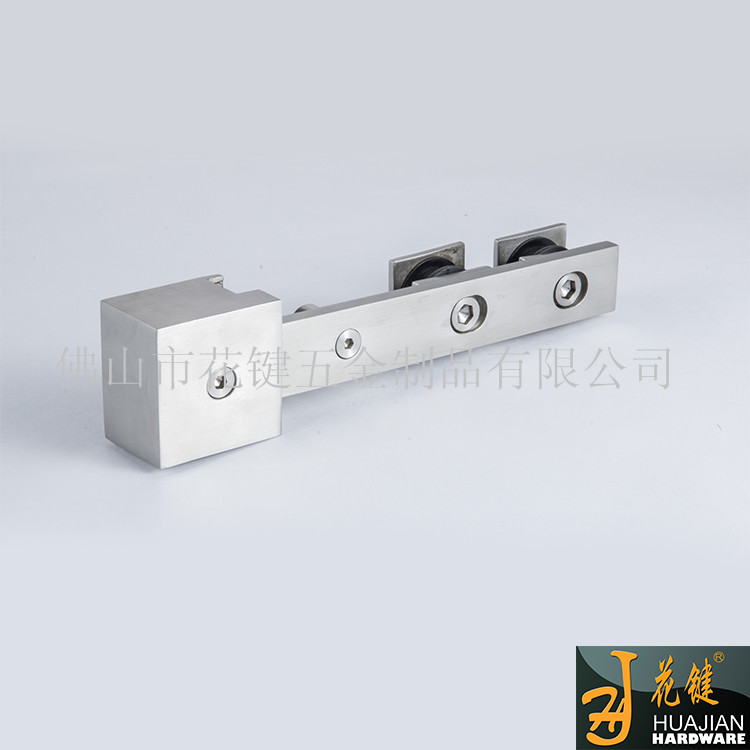 批量供应不锈钢玻璃移门吊轮缓冲器门01A-E  玻璃滑轮  移门五金配件  佛山花键