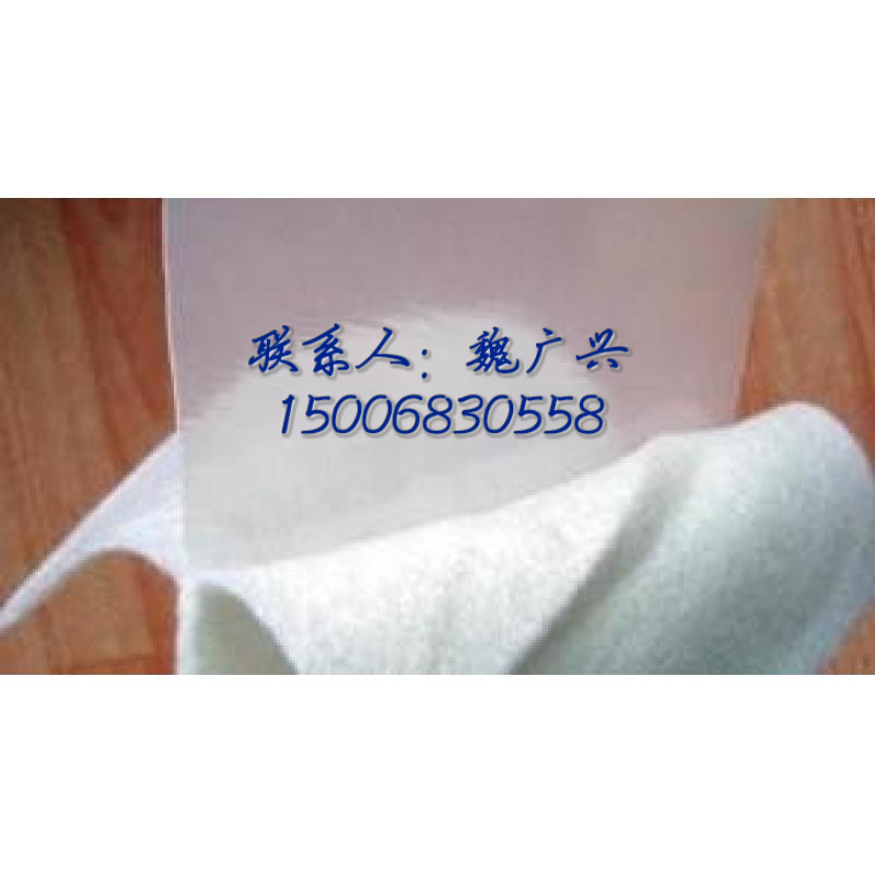大庆节水渠底部防渗膜（150/0.3/150）  增强土工布  防渗土工膜  塑料凹凸排水板