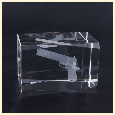 西安水晶内雕礼品定制，3D立体水晶内雕品牌公司定做纪念品  立体内雕制版  内雕纪念品图片  加盟店开业礼品