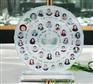 30周年同学聚会纪念品可加个人相片水晶摆件家居摆件礼品定制