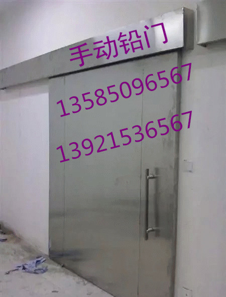 无锡贵盈ct室现货，dr室牙科规格定做x光机等x射线  带窗双开铅门|  磁共振医用铅门  防辐射铅门