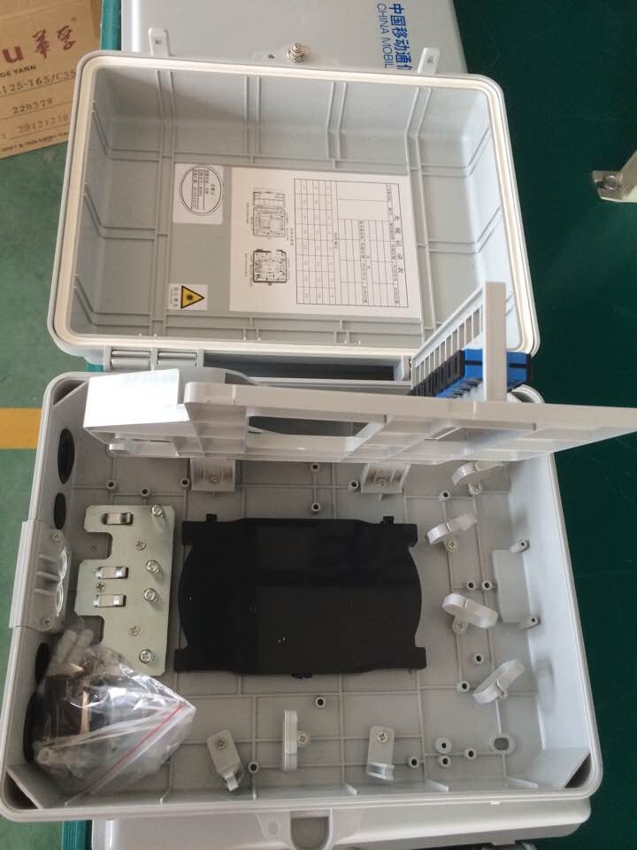 供应宁夏弱电工程48芯塑料光纤分纤箱 塑料光纤分纤箱  48芯光纤入户分纤箱  光缆分纤箱  光纤分线箱