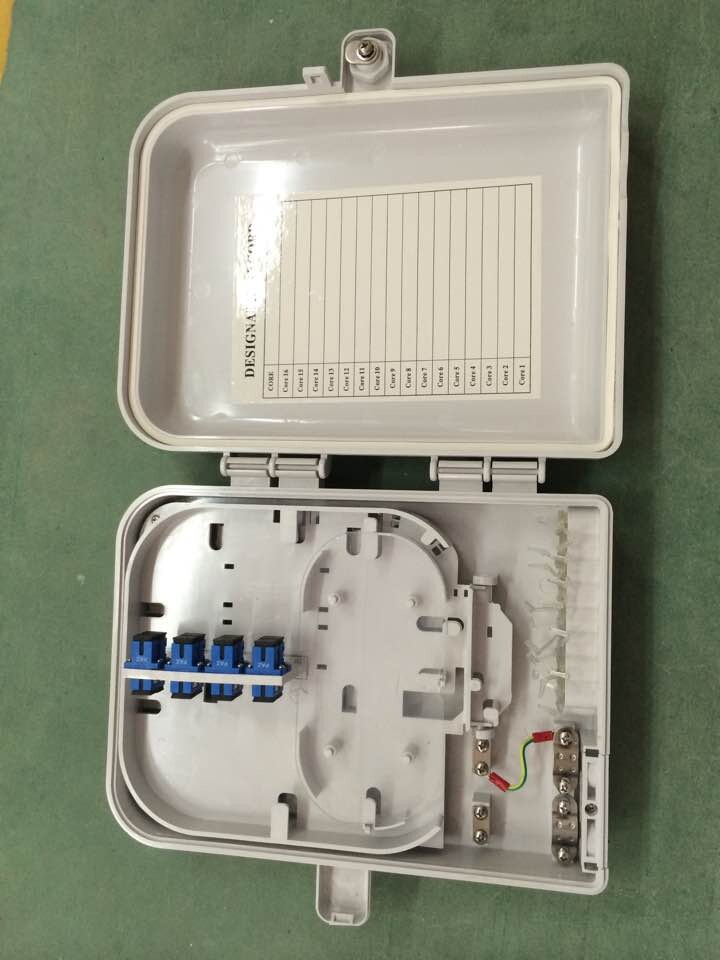 供应宁夏弱电工程12芯塑料光纤分纤箱 塑料光纤分纤箱  光纤入户分纤箱