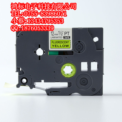 兄弟TZ-631黄底黑字12mm标签色带