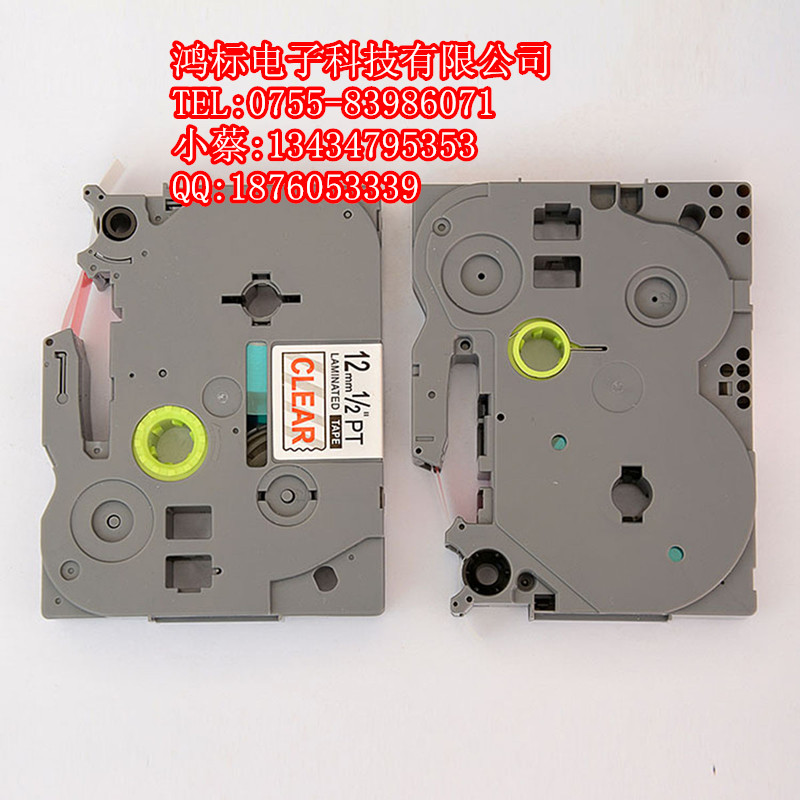 兄弟TZ-631黄底黑字12mm标签色带