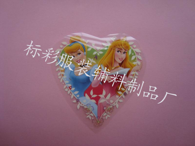 小女孩内衣烫画标 环保无毒烫画唛头  内衣商标  无感商标  环保烫画