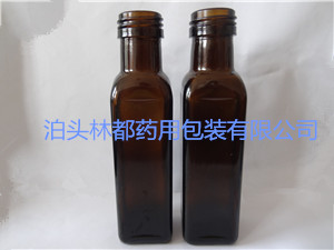 120ml方形棕色玻璃酒瓶&nbsp;&nbsp;棕色酒瓶&nbsp;&nbsp;棕色药瓶&nbsp;&nbsp;玻璃瓶