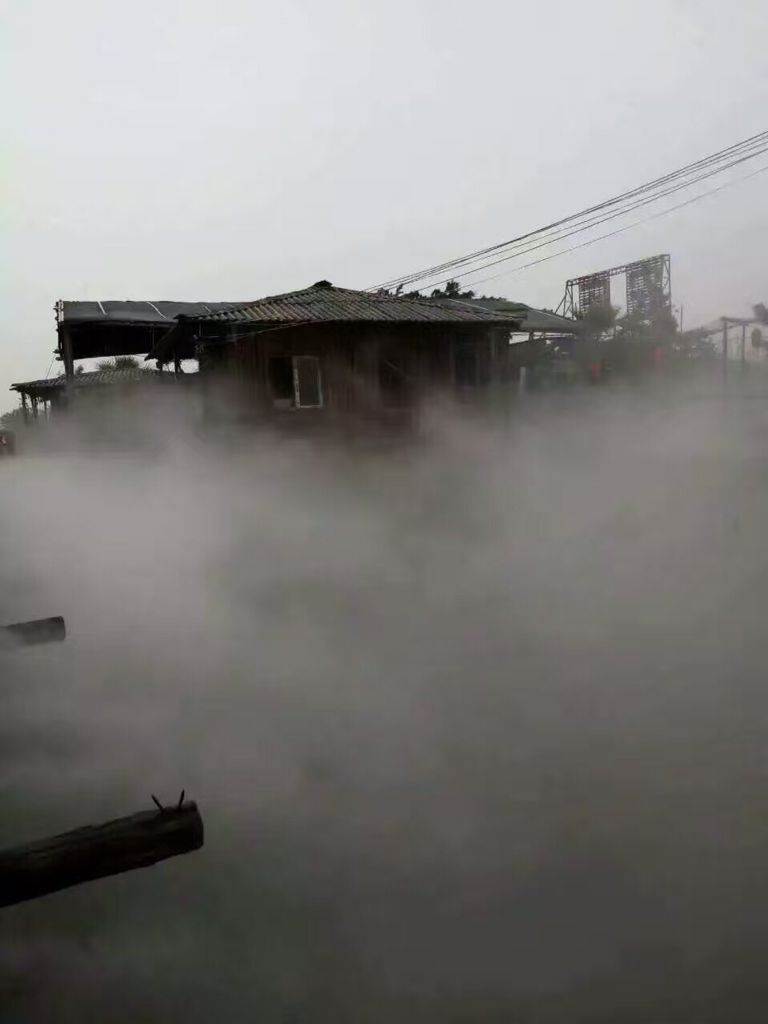 (地产小区雾森工程)园林景观雾化设备喷雾  雾森设备  喷雾造景设备