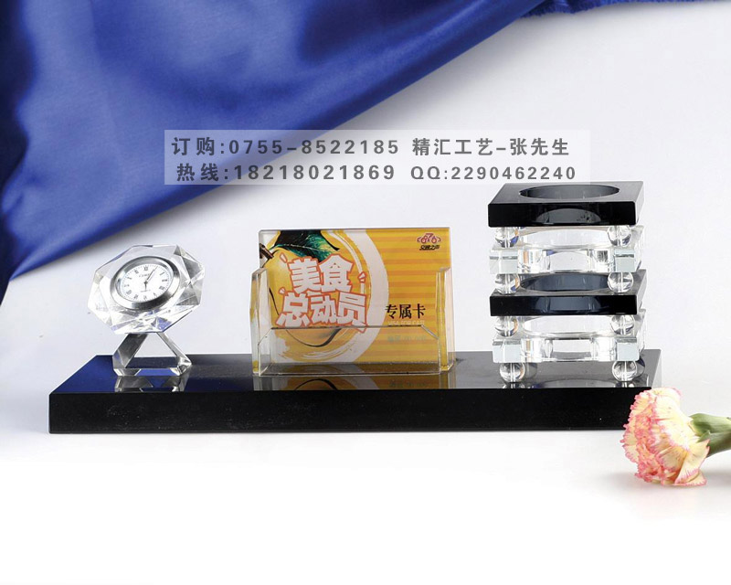 福州泉州水晶礼品制作,开业剪彩仪式水晶礼品 开业剪彩仪式礼品 三件套摆件礼品