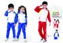 成都圣浪服饰专业定做德阳市小学夏季英伦风格校服小学秋冬季运动