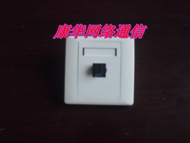 供应2口SC斜口双联光纤面板 SC法兰式网络面板  2口光纤面板  2口网络面板