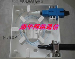 供应2口SC斜口双联室外光纤桌面盒 SC法兰式网络面板  2口光纤面板  2口网络面板