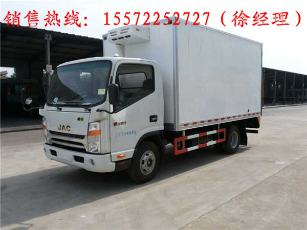4米国五冷冻运输车价格_冷藏车图片参数