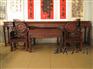 济宁缅甸花梨中堂  精心镂雕  古色古香王义红木精品
