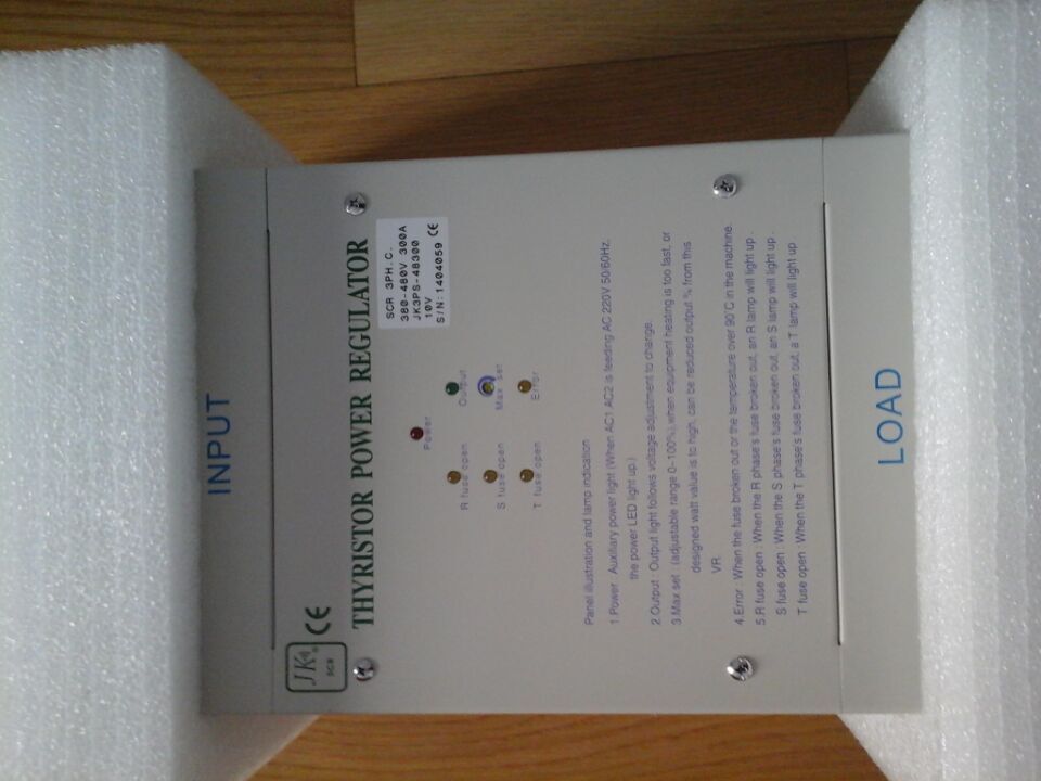 台湾JK积奇SCR相位控制器JK3PS-48300  JK相位调压器  JK电力调整器  JK调功调压器