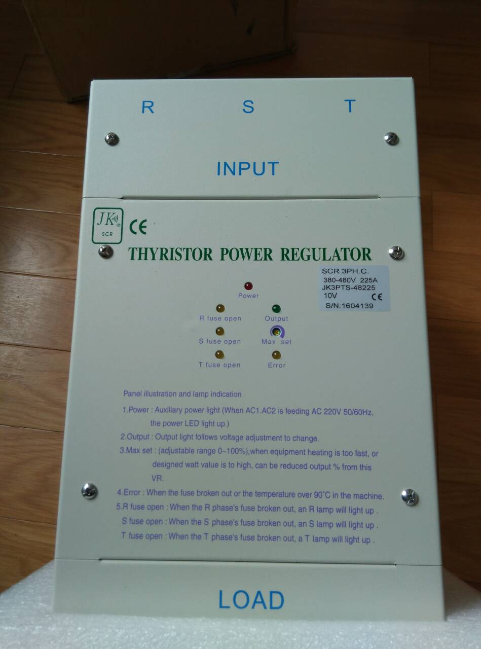台湾积奇JK变压器负载SCR调功器JK3PTS-48225  JK调功调压器  JK积奇SCR  台湾JK积奇SCR