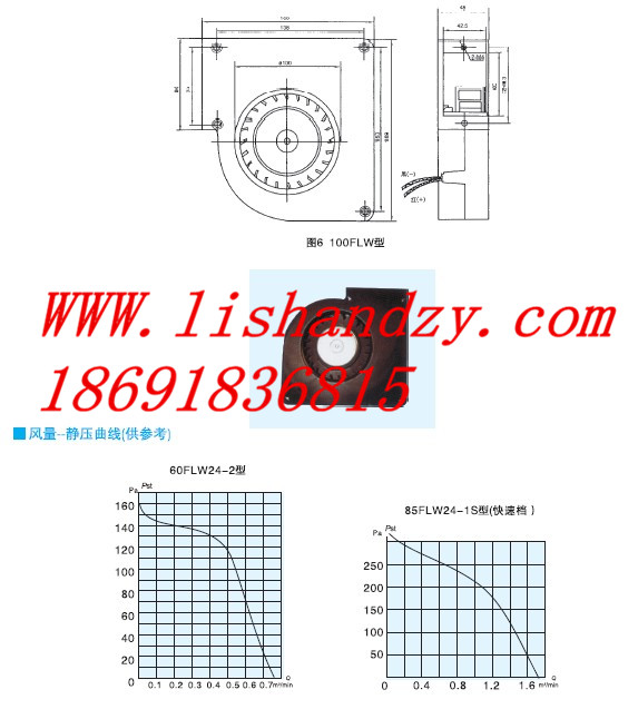 70FLW24-1型無刷直流離心風(fēng)機