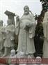 石雕人物古代人物雕塑 校园雕塑石雕孔子像