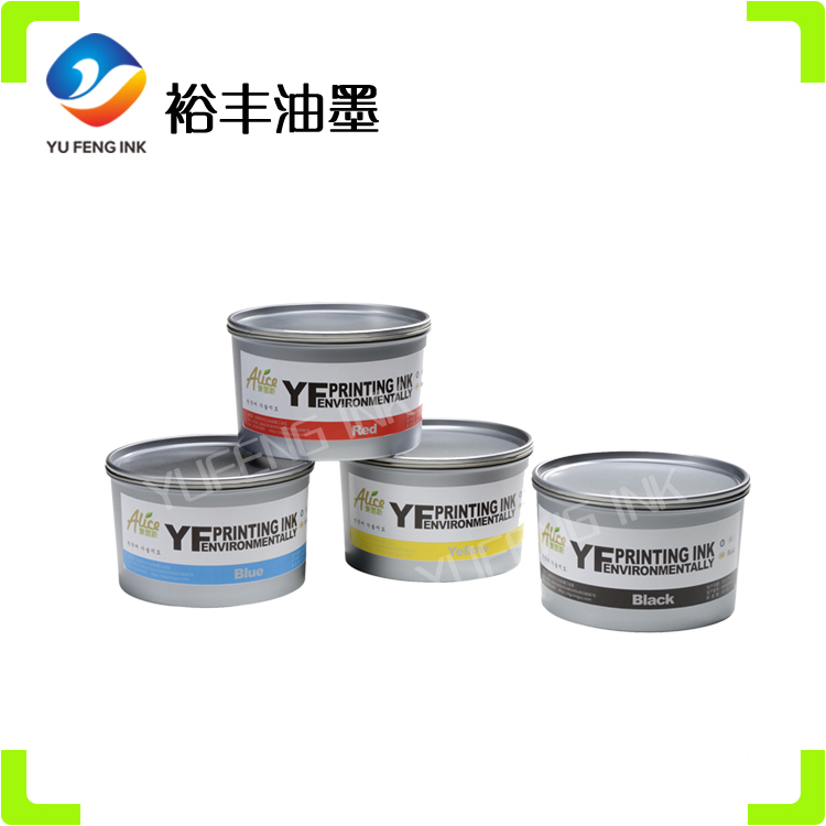 江苏大豆胶印油墨 色浓度好高光树脂四色油墨 包装盒印刷油墨