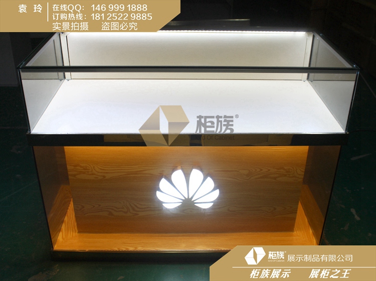 3.0版华为手机柜台尺寸定做图片  新款华为手机柜台