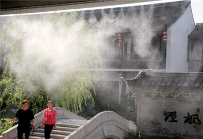 景观人造雾设备园林景观雾森设备旅游景点喷雾机组&nbsp;&nbsp;喷雾降温