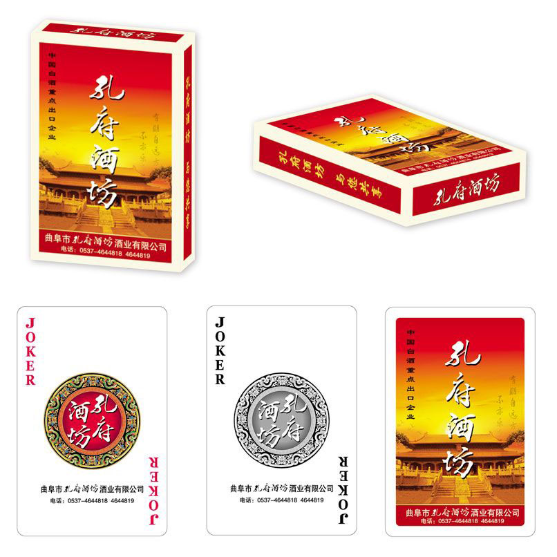 菏泽扑克牌订制|菏泽广告扑克厂  厂家价格