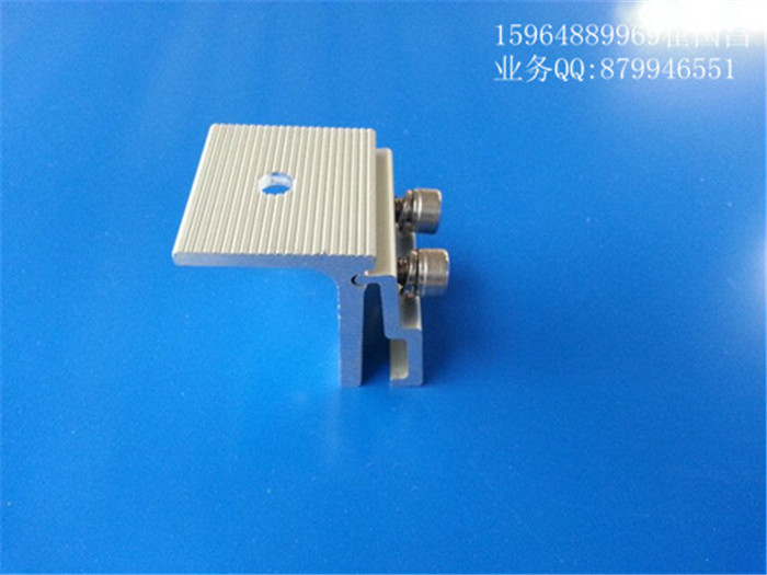 分布式光伏彩钢瓦夹具规格型号有多少  铝镁锰支座  铝镁锰锁边机  铝合金抗风夹具