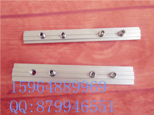 光伏导轨连接件、鸿泰齐全  光伏搭桥件  薄膜边压块  达克罗丝