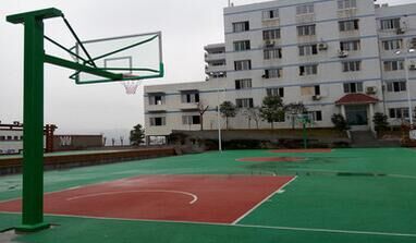 埋圆管篮球架场地建设篮球架厂家优质的服务  篮球架价格  手动液压篮球架
