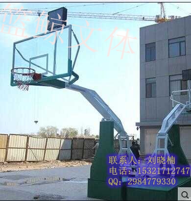批发商使用平箱式篮球架批发向自己挑战  篮球架价格  手动液压篮球架