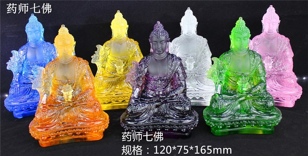 广州琉璃文殊菩萨佛像，琉璃藏佛生产厂家  琉璃密宗佛像  琉璃药师佛定制  琉璃观音像