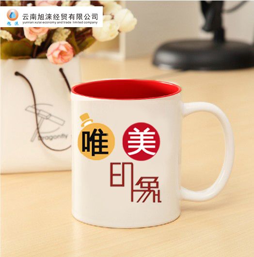 热转印广告马克杯的优势 定制印照片马克杯  环保马克杯  新品陶瓷杯