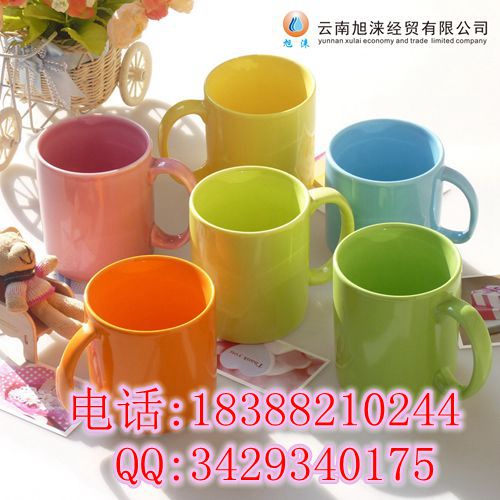 【最新款马克杯图】昆明旭涞马克杯批发定做 大量现货  广告马克杯  陶瓷马克杯  会议杯 办公杯