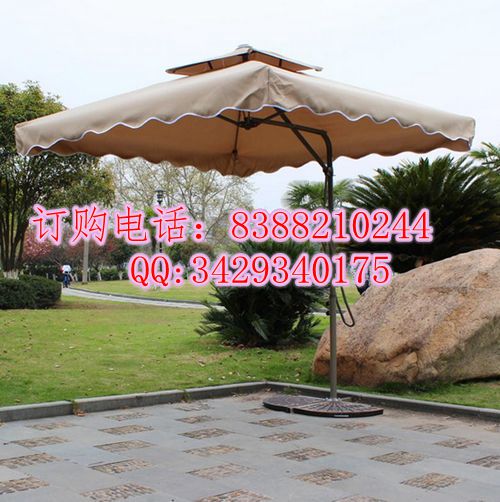 【厂家推荐】旭涞户外高档休闲伞批发 定制 美观耐用 简约大方  手摇中柱伞  弧形休闲庭院伞  香蕉伞 罗马伞